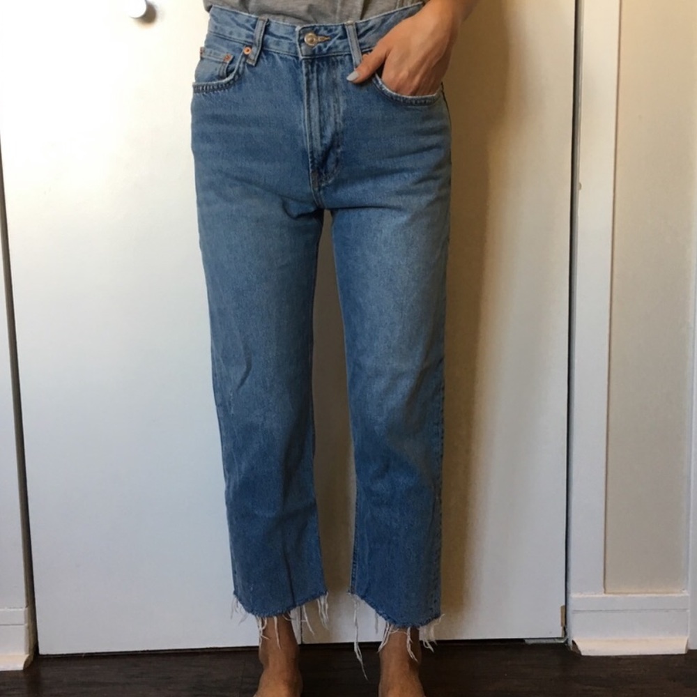 Zara jeans cropped